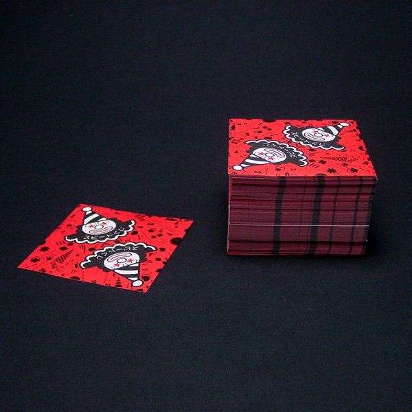 画像3: 三角くじ 無地 伸ばし 要書込・袋閉  ピエロ 100枚セット (3)