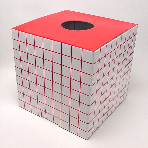 画像3: 抽選箱 紙 窓付 27cm角 (3)