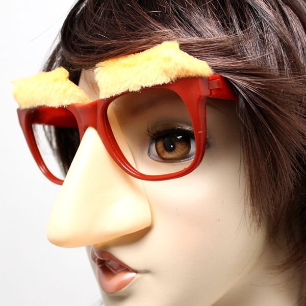 画像2: 大人用　鼻眼鏡[鼻メガネ] (2)