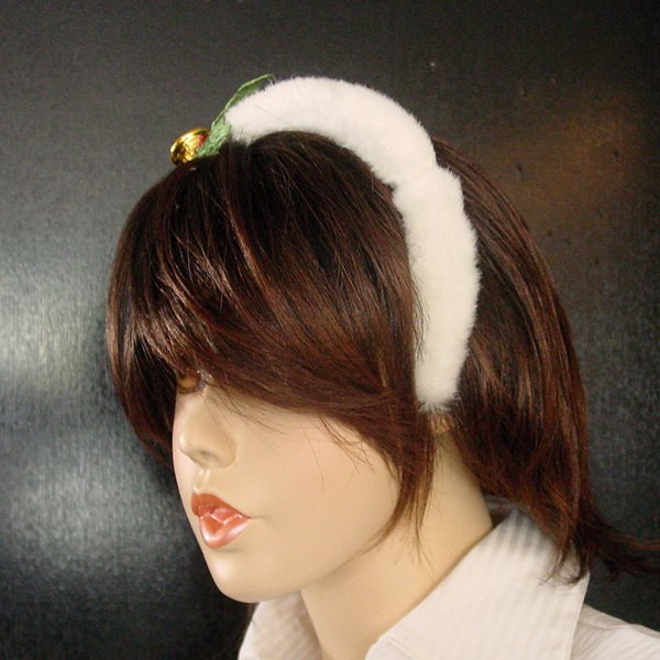 画像3: 営業日午前注文即日発送|大人用 カチューシャ クリスマスファー (3)