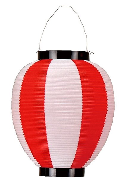 画像2: 提灯[ちょうちん]ポリ張分ナツメ25cm (2)