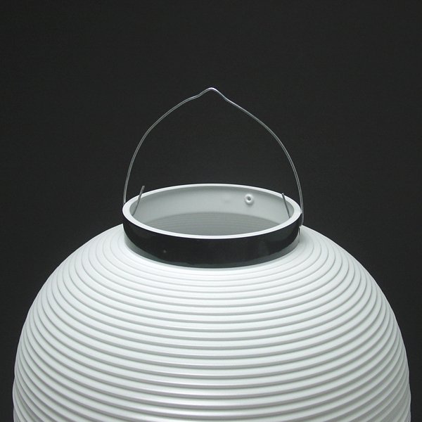 画像2: 提灯[ちょうちん]ポリ無地丸27cm (2)