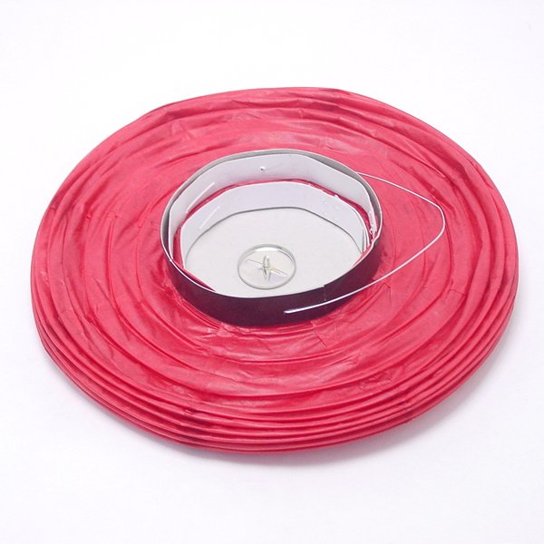 画像2: 提灯[ちょうちん]紙無地丸25cm (2)