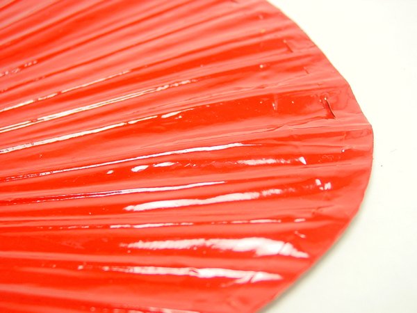 画像4: 赤うちわ　レトロ調　40本セット (4)