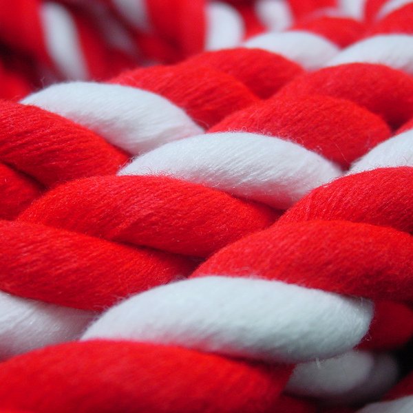 画像3: 紅白ロープ 22mm 100m巻 (3)