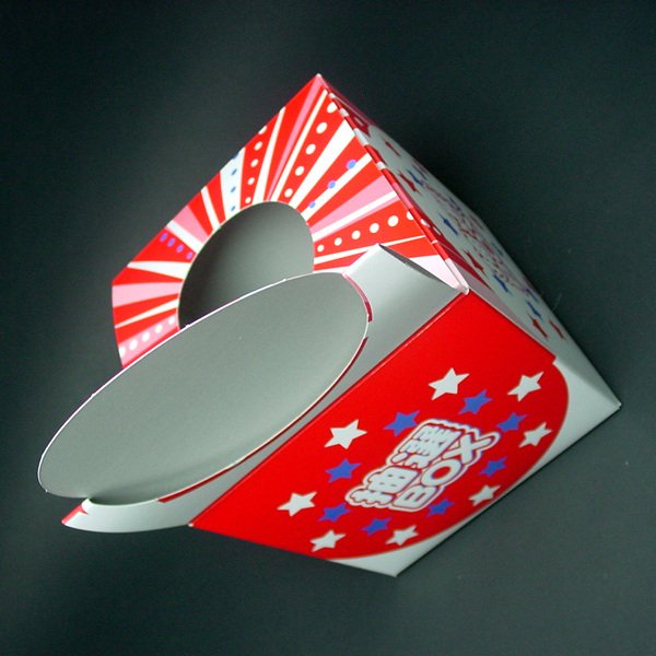 画像4: 抽選箱 紙 タイトル面付 20cm角 抽選BOX (4)