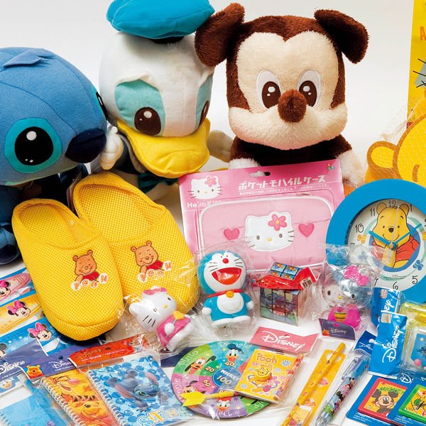 画像2: 景品セット　手提げ袋　キャラクター4点入　10セット (2)