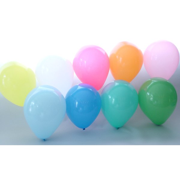 画像2: 天然ゴム風船 100ヶセット (2)