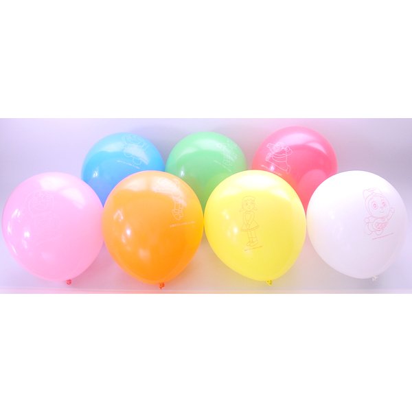 画像4: 天然ゴム風船 ドラえもん柄 100ヶセット (4)