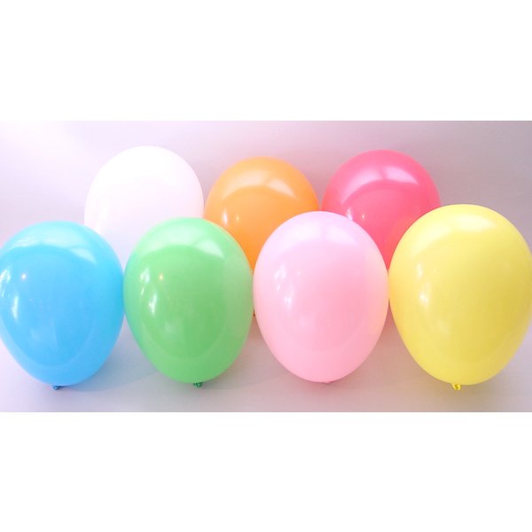 画像2: 天然ゴム風船 小さめ 100ヶセット (2)