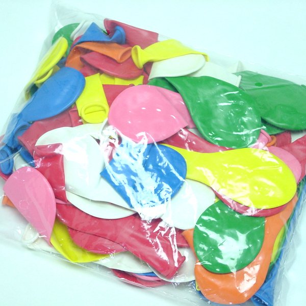 画像3: 天然ゴム風船 小さめ 100ヶセット (3)