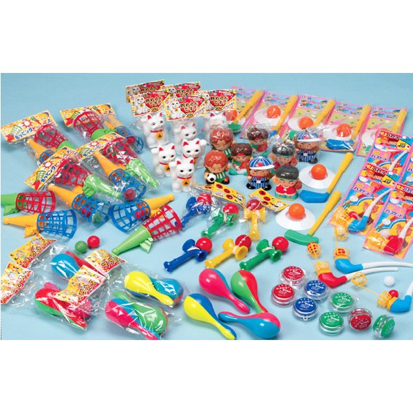画像2: お楽しみ縁日ボックス おもちゃ 60人用 (2)