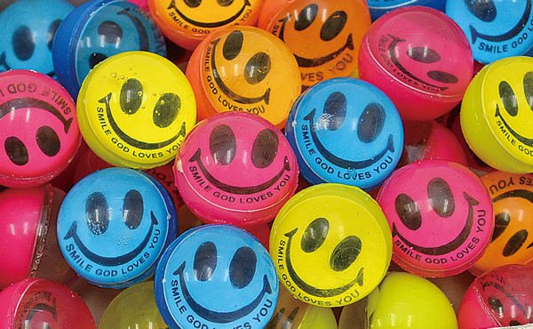 画像2: 追加用スーパーボール27mm　スマイル　100ヶセット (2)