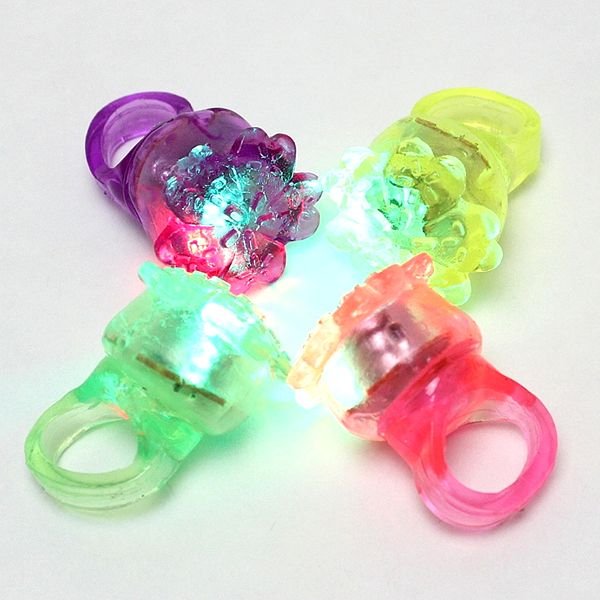 画像3: 光るリング　フラワー　24ヶセット (3)