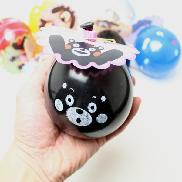 画像4: ヨーヨー風船キット(ポンプ・つり紙・つり針付)　くまモン柄 (4)