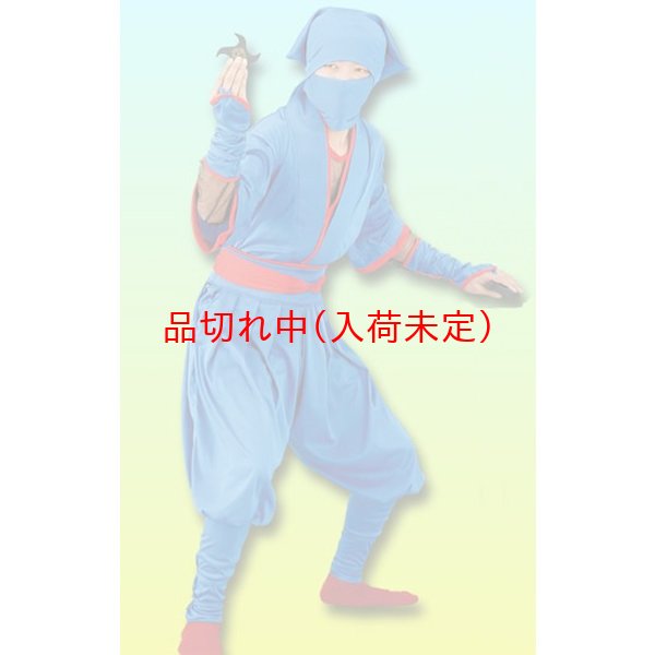 画像2: 大人用　コスチューム　忍者　伊賀・青影 (2)