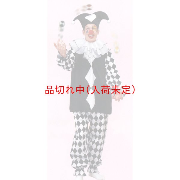 画像1: 大人用　コスチューム　ピエロ　ダイヤ (1)