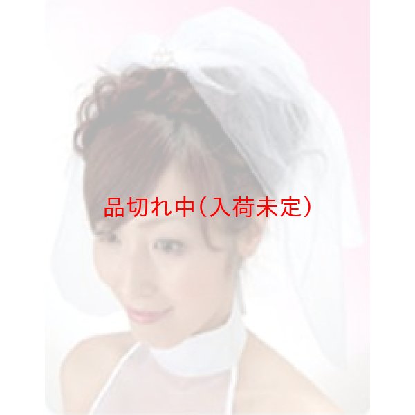 画像2: 大人用　コスプレ　ウェディングドレス　ミニ (2)