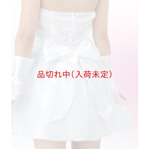 画像3: 大人用　コスプレ　ウェディングドレス　ミニ (3)