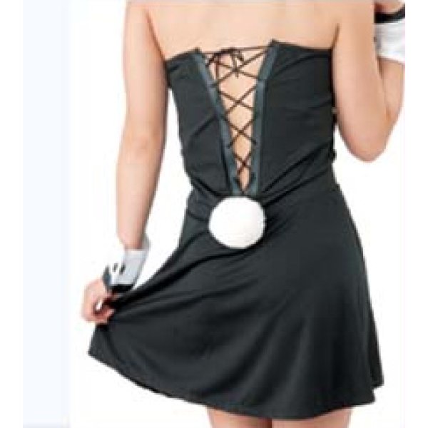 画像3: 大人用　コスプレ　バニーガールワンピース (3)