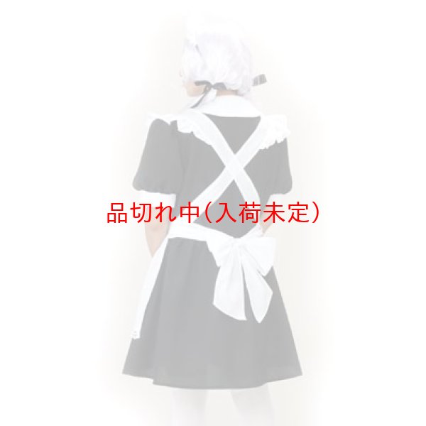 画像2: 大人用　女装コスチューム　メイド (2)