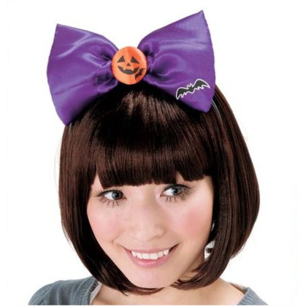 画像2: 大人用　カチューシャ　ハロウィンリボン (2)