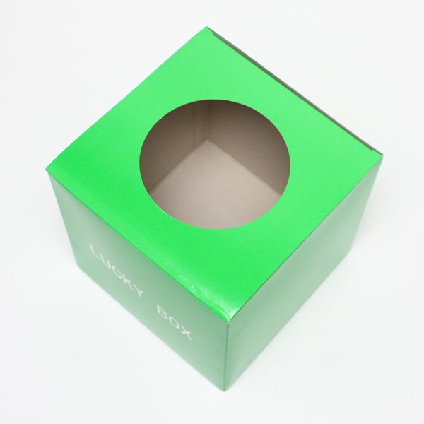 画像14: 抽選箱 紙 16cm角 LUCKY (14)