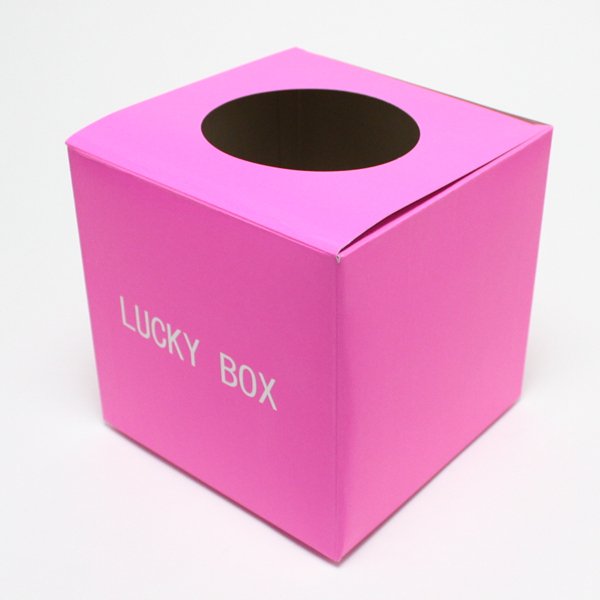 画像9: 抽選箱 紙 16cm角 LUCKY (9)