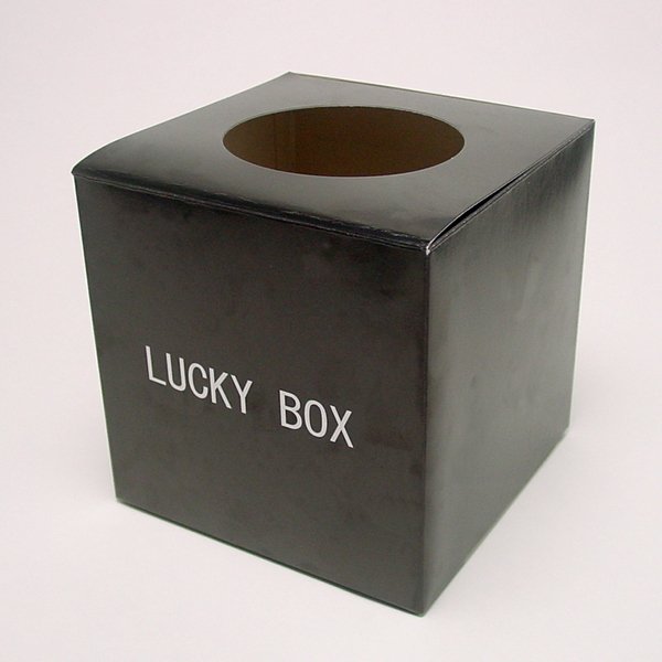 画像2: 抽選箱 紙 16cm角 LUCKY (2)