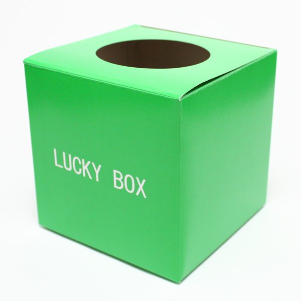 画像13: 抽選箱 紙 16cm角 LUCKY (13)