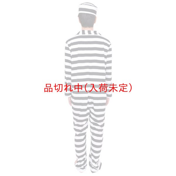 画像3: 大人用　コスチューム　囚人 (3)