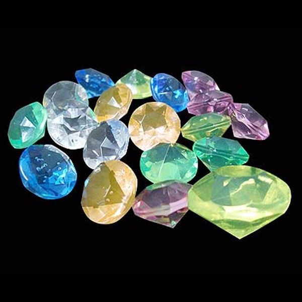 画像1: 景品セット　おもちゃの宝石　ダイヤモンド　約250ヶセット (1)