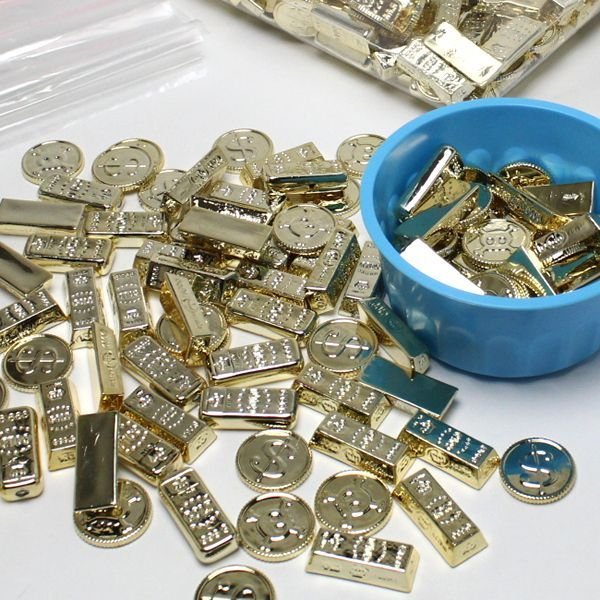 画像3: すくい取り大会セット おもちゃの金貨 (3)