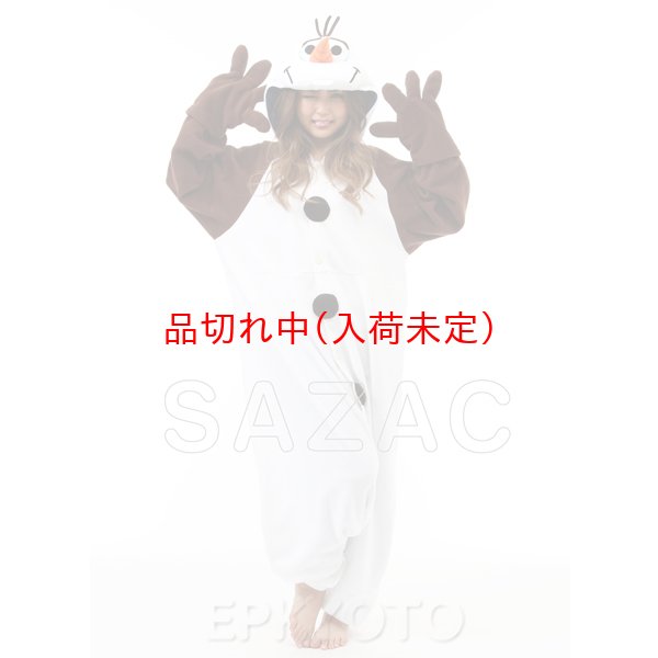 画像2: 大人用　キャラスーツ　オラフ (2)