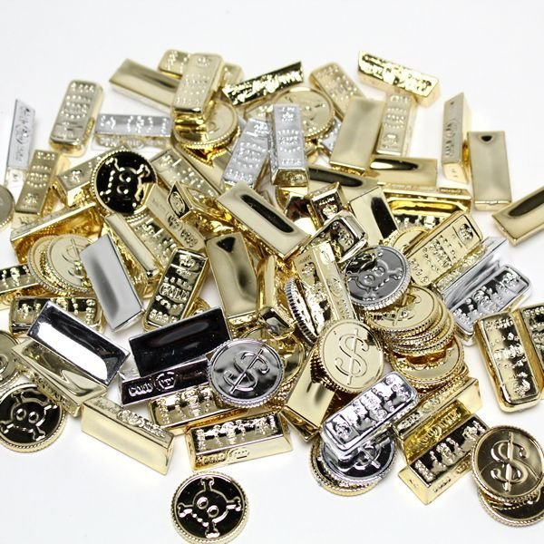 画像3: すくい用おもちゃ　おもちゃ金貨　100ヶセット (3)