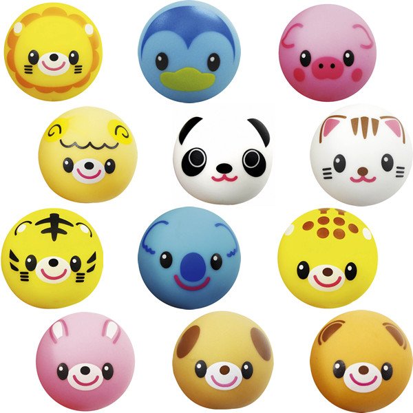 画像2: すくい用おもちゃ　ふわふわ丸い動物　50ヶセット (2)