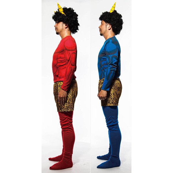 画像4: 営業日午前注文即日発送|後払いOK|大人用 コスチューム 鬼 (4)