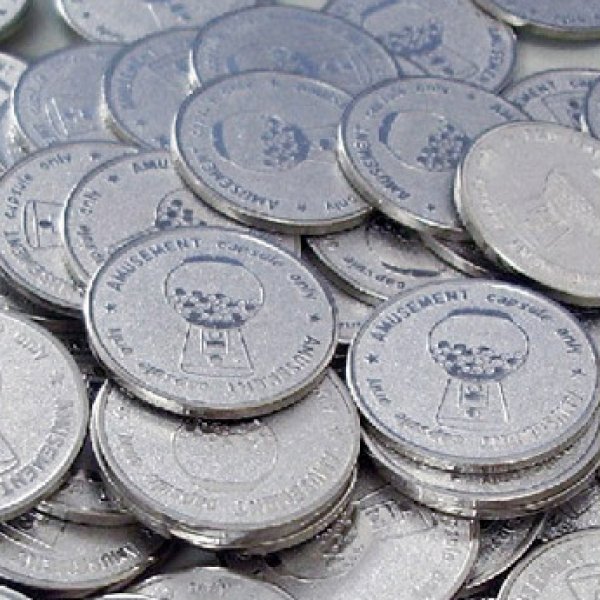 画像1: ガチャガチャ53cm専用コイン　100枚セット (1)