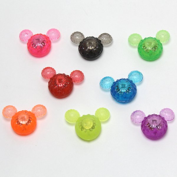 画像2: すくい用おもちゃ 光るマウス 48ヶセット (2)