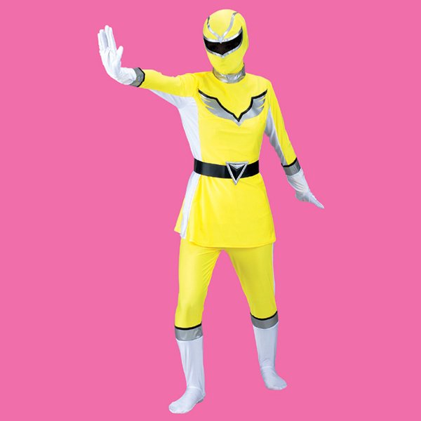 画像5: 大人用 全身タイツ 正義の味方 ウイングパーティーレンジャー (5)