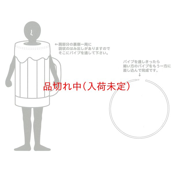画像5: 大人用　生ビールの着ぐるみ (5)