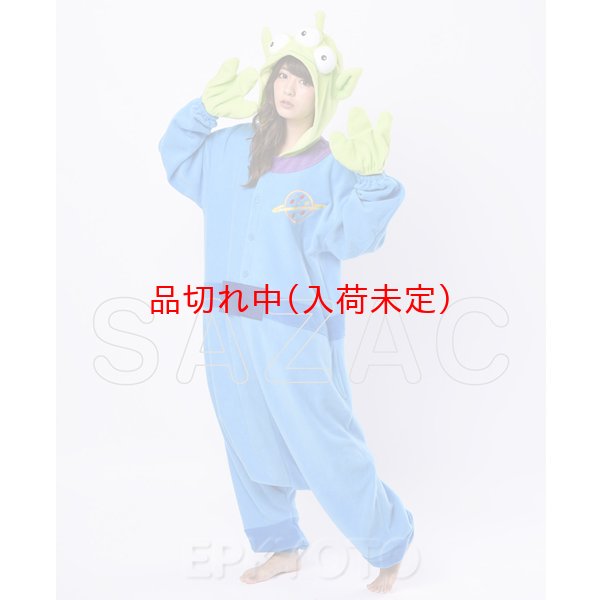 画像4: 大人用　キャラスーツ　リトルグリーンメン (4)