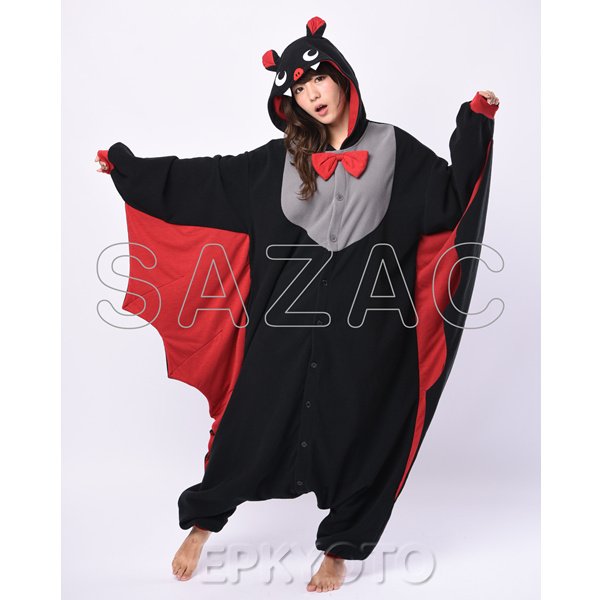 画像2: 大人用　動物スーツ　コウモリ[蝙蝠・こうもり] (2)