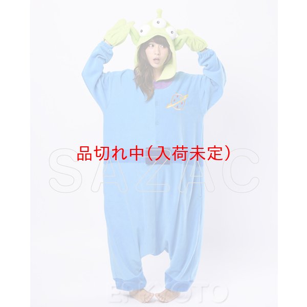 画像2: 大人用　キャラスーツ　リトルグリーンメン (2)