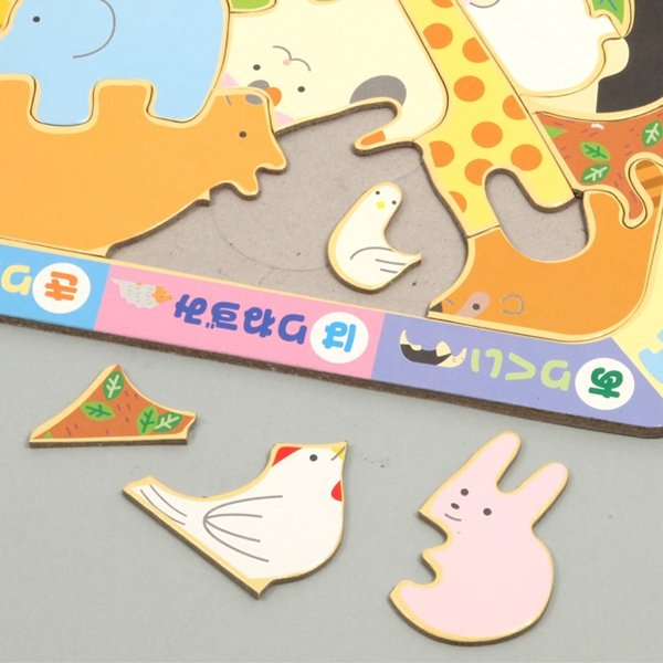 画像2: 知育玩具　動物絵合せパズル　まとめ買い40セット (2)