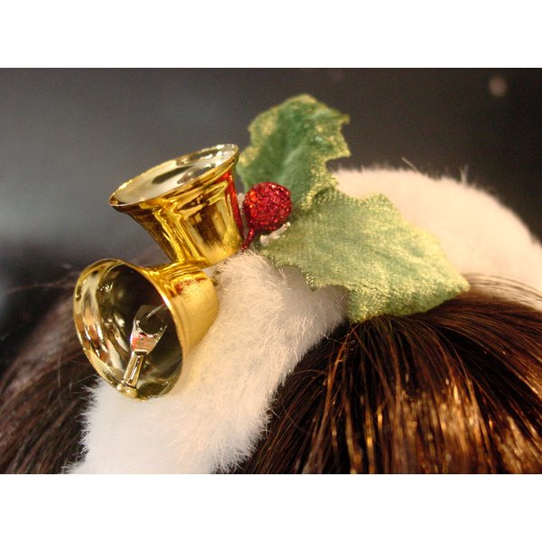 画像4: 営業日午前注文即日発送|大人用 カチューシャ クリスマスファー (4)