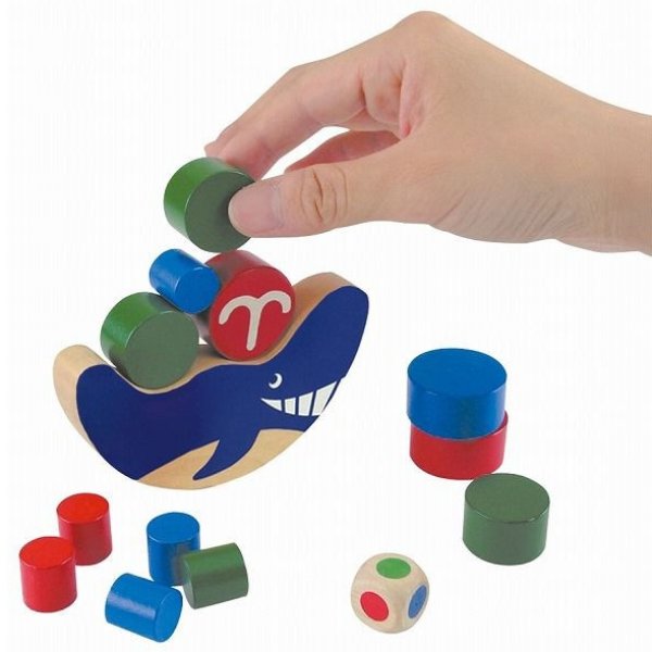 画像2: 知育玩具　バランス積み木　クジラ　まとめ買い50セット (2)