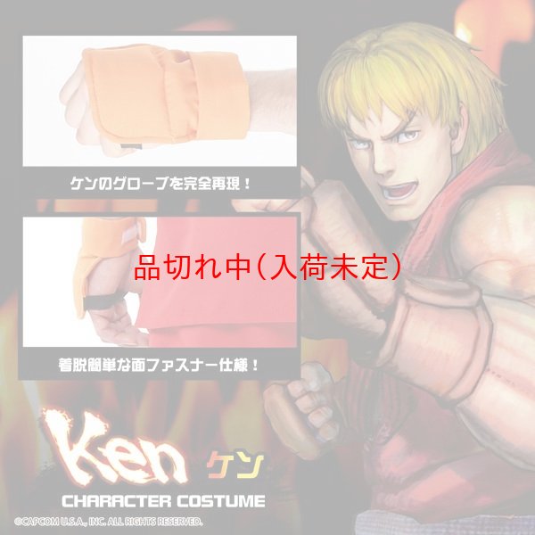画像6: 大人用 コスチューム ストリートファイター ケン (6)