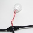 画像8: 便利な電球付き！提灯用電気コード　5灯　1m間隔　全長5m (8)