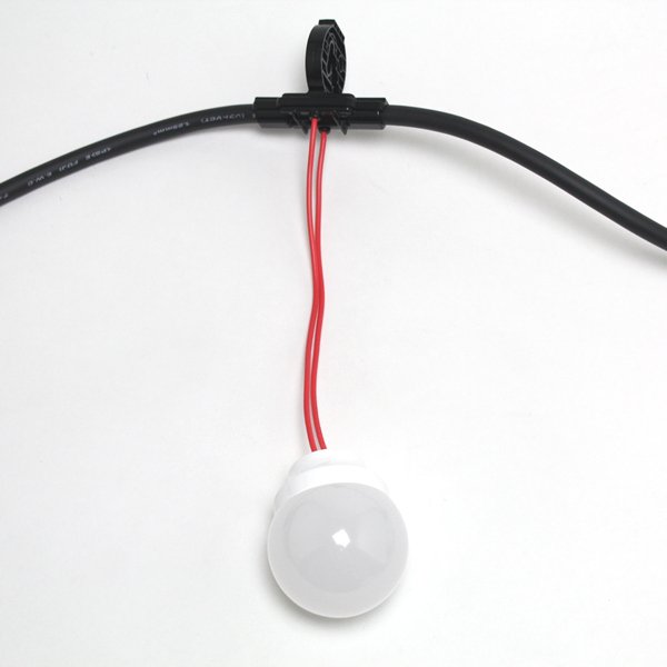 画像11: 便利な電球付き!提灯用電気コード 5灯 1m間隔 全長5m (11)